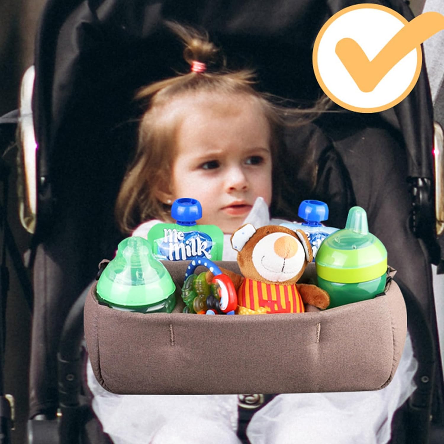 Strollers Organiser Hanging Bag Multifunction Storage for Baby Essential Large Capacity Oxford Fabric Easy Installation