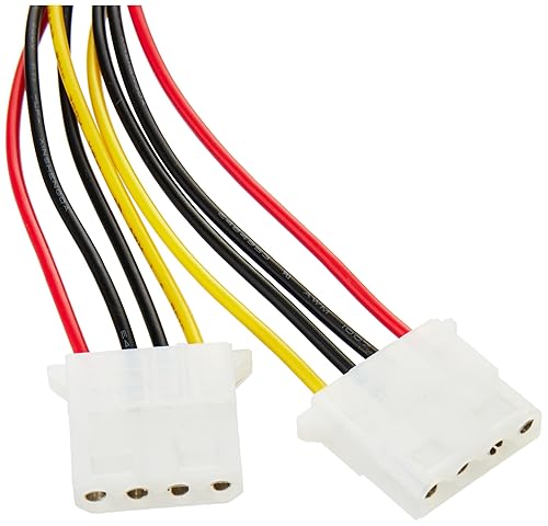 Miniatura 3 de StarTech.com LP4 a 2X LP4 Power Y Splitter Cable MF - LP4 Splitter - Molex Y Splitter - Molex Splitter (PYO2L)