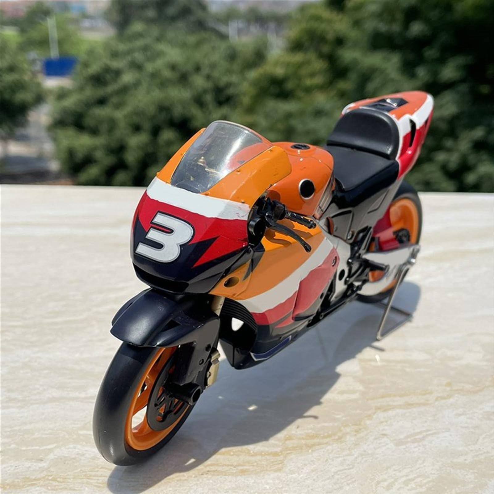 Modello 1/12 Per Honda GP#3 Collezione Di Modelli In Metallo Per Moto Simulazione Fonde Sotto Pressione Regali Per
