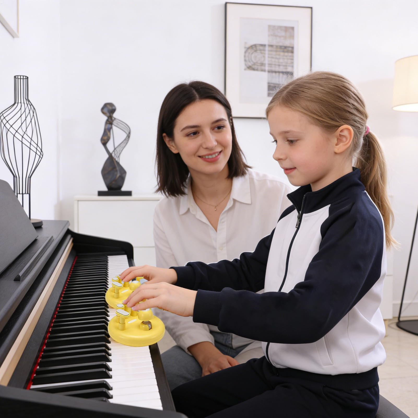 Gitarowy Trener Palców Ortopedyczne Narzędzie wspomagające Trening Nacisku | Ćwiczenie Rąk Do Ćwiczeń Pianina Keyboardu Lekcji Muzyki W Domu Szkole I Klasie