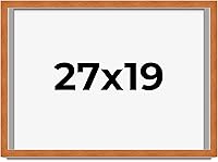 Vista 148 de Marco marrón de 18 x 24 pulgadas, marco de madera maciza de nuez de miel, ancho de moldeo de 0.875 pulgadas, profundidad de rabo de 0.875 pulgadas