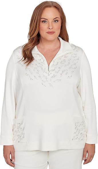 Metallic Studded Animal Pattern Knit Top