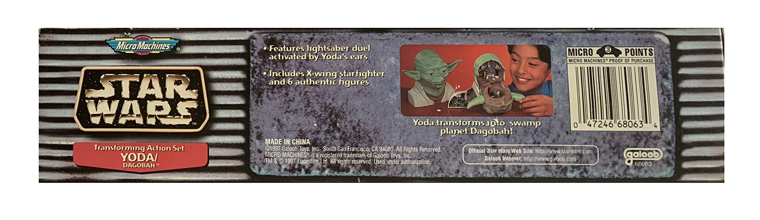 Star Wars Micro Machines Transforming Action Set Yoda Dagobah, Set