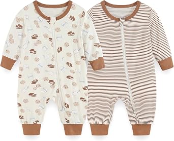 JELYLOVE للجنسين رايون مصنوع من الخيزران سحاب طفل رضيع رومبرز 2 بيكاك الرضع طويلة الأكمام Jumpsuits ملابس جديدة مولود