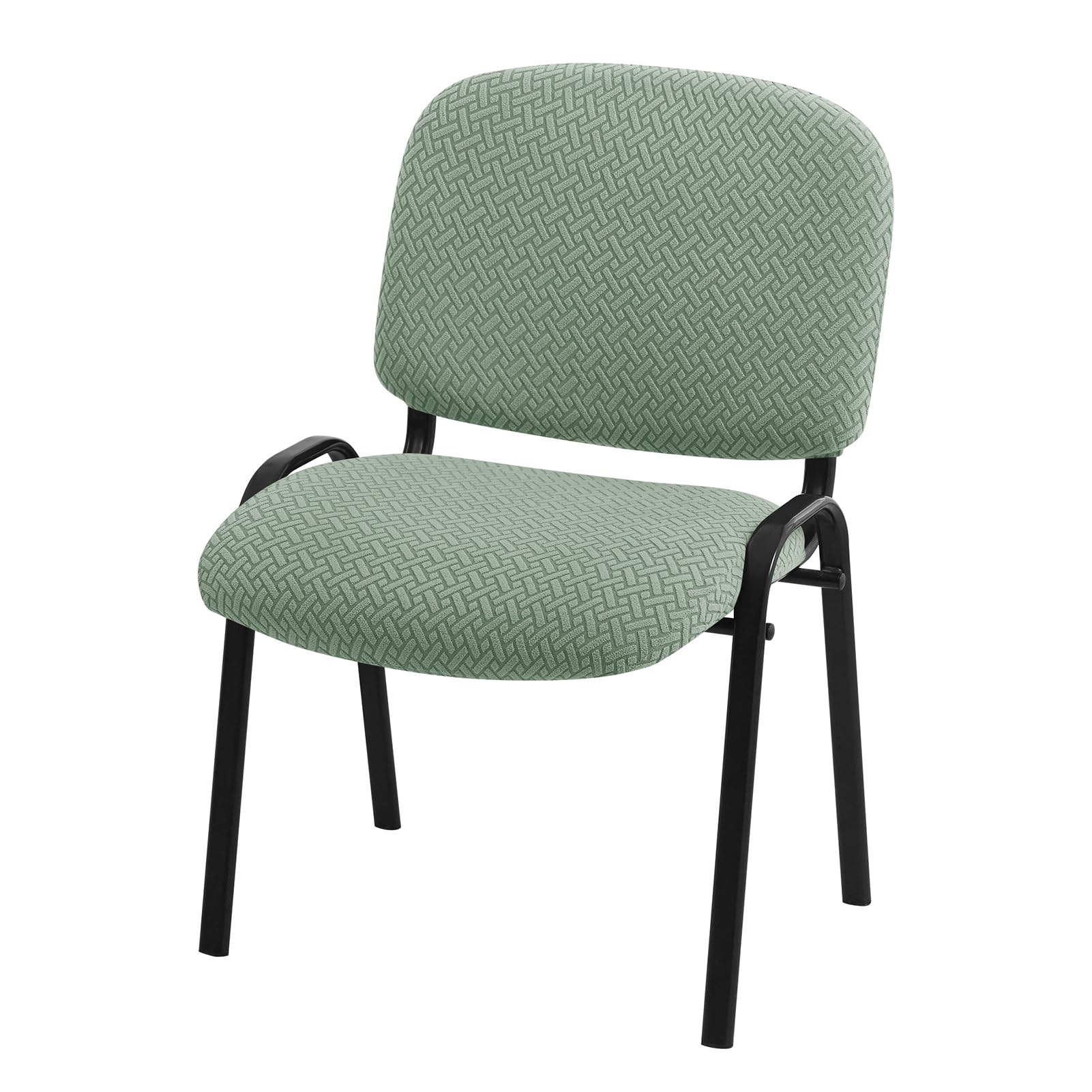 Stretch Esszimmer Stuhlhussen, Elastische Moderne Beschützer Stuhlbezug, Universelle Esszimmerstühle Bezüge, für Esszimmer, Hotel, Bankett, Partys Deko (GrüN,6 Stücks)