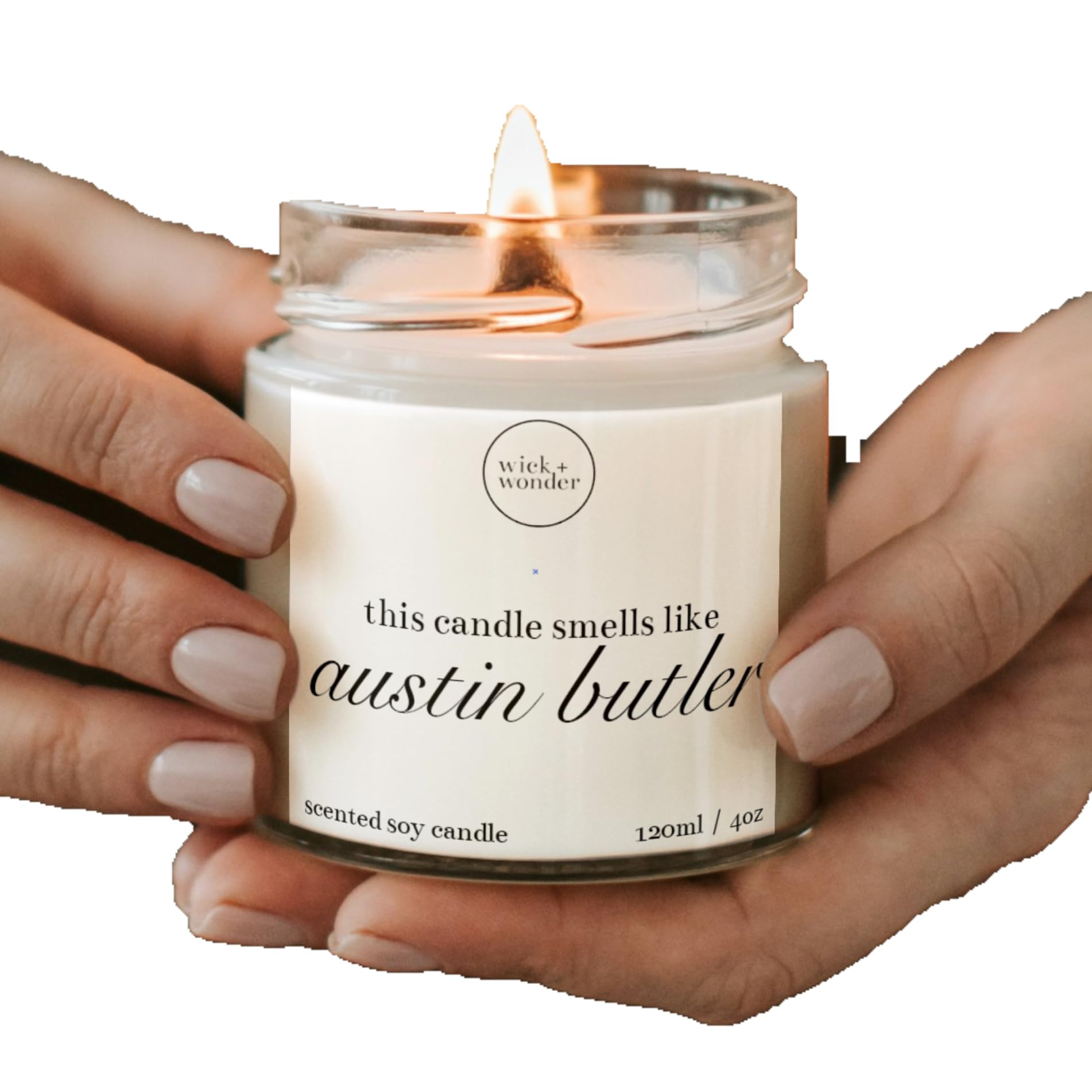 Smells Like Austin Butler Candle | Luxury Soy Wax Candle | Austin Butler Gifts | Celebrity Candles | Funny Candle Gifts For Her, Him | Austin Butler Birthday Gifts (120ml, 20hrs burn)