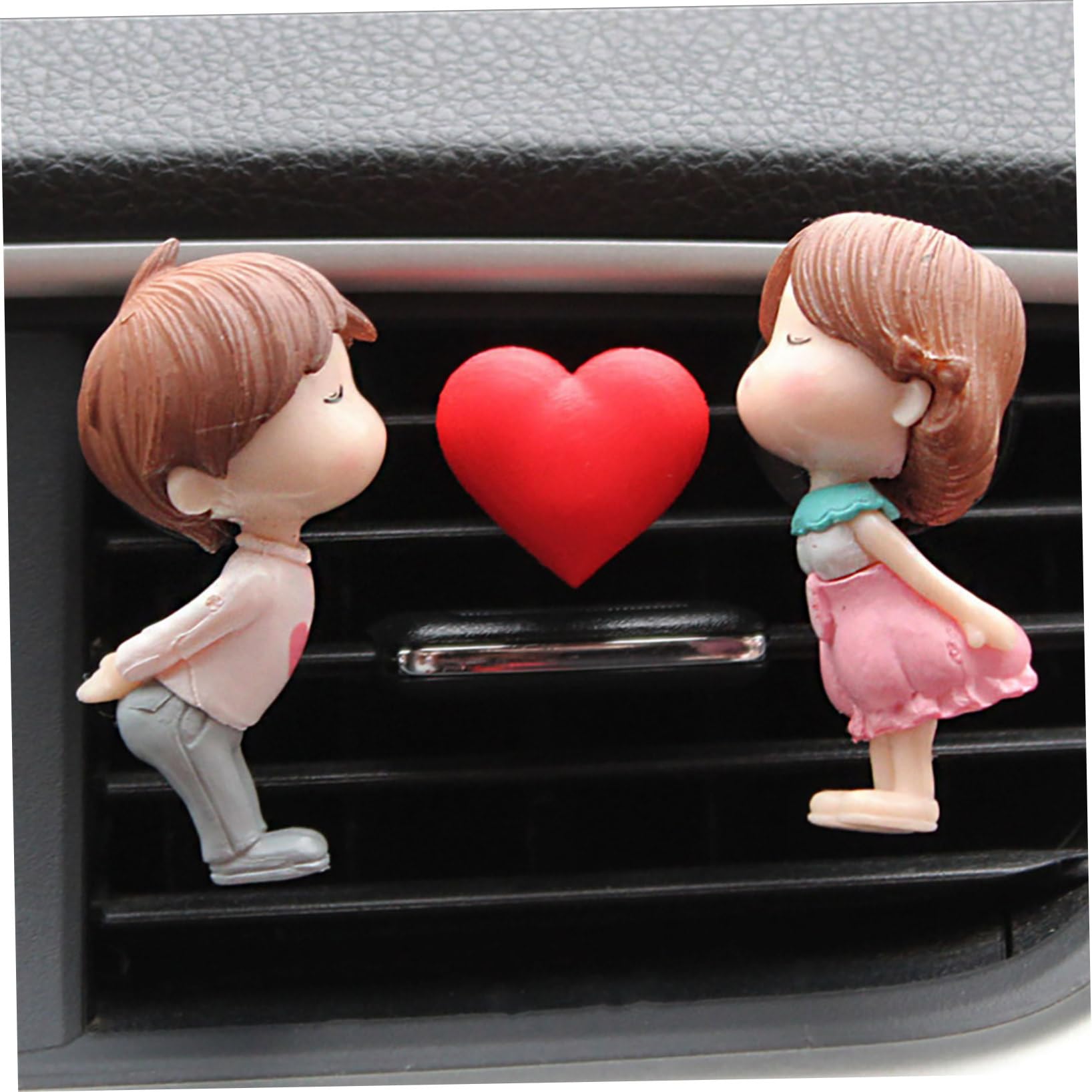 Mobestech 3sets Clip Profumo Auto Forma Di Decorazione Creativa Per Con Design Adorabile e Cuore Diffusore Facile Da Usare Per Auto Ufficio e Camera Da Letto Realizzato Resistente e Durevole