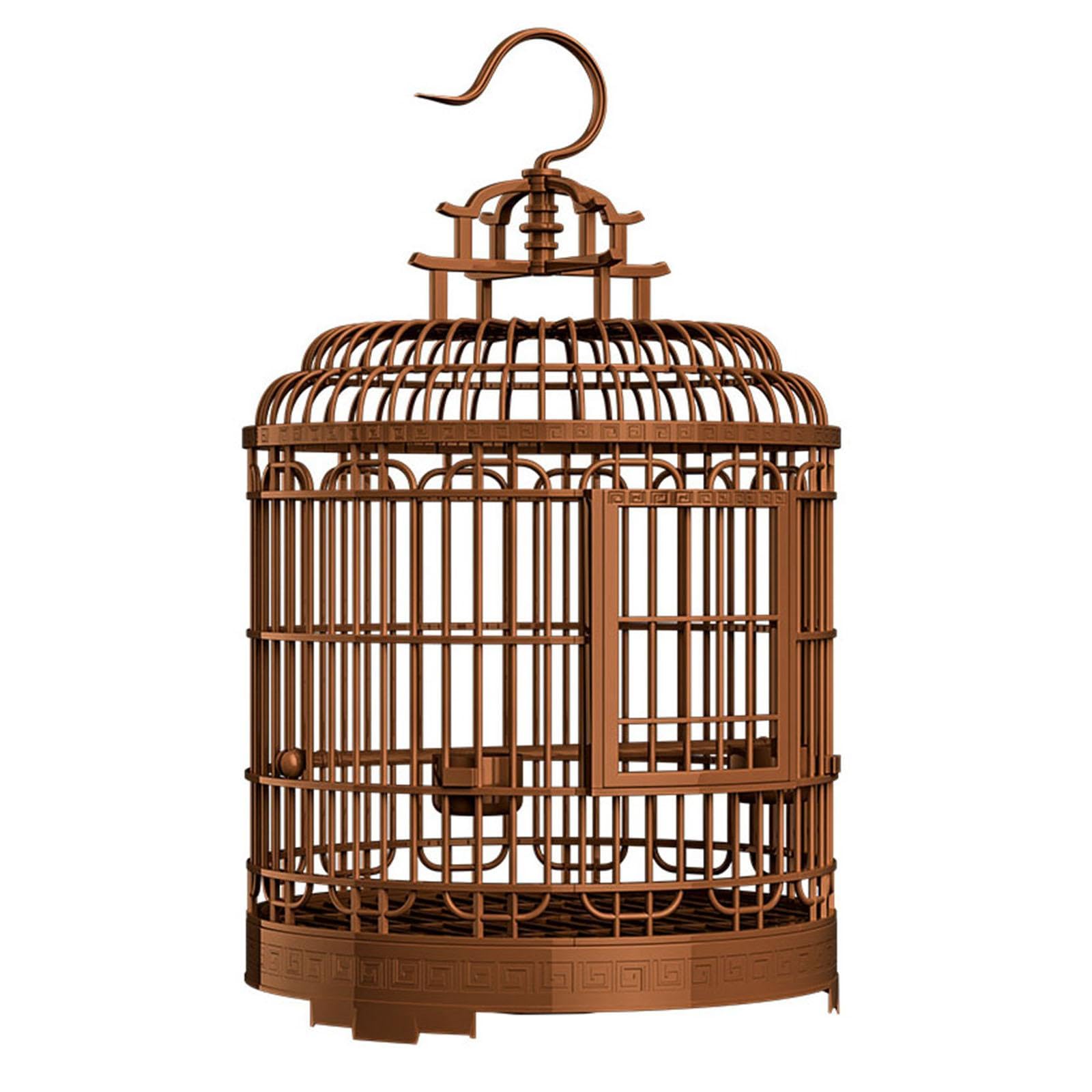 Tragbarer Haustierkäfig „Vogelvoliere“ von Villa, Große mit Sitzstange, Vogelzubehör, Robuste Konstruktion, Geeignet für Tiere, D