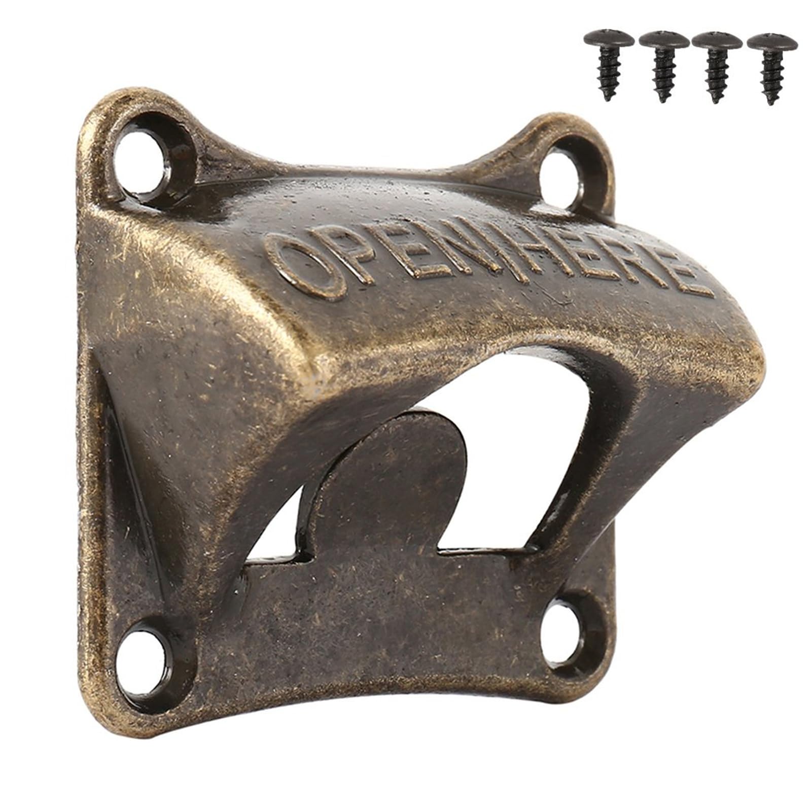 matumou Vintage Wall Mounted Wine Beer Soda Bottle Opener Bar Accessories