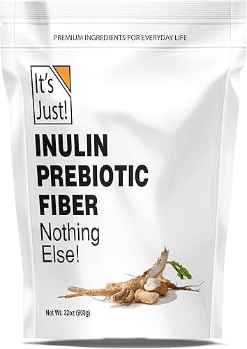 Its Just - Edulcorante de fibra prebiótica de inulina producto de Bélgica polvo de raíz de achicoria 2 libras