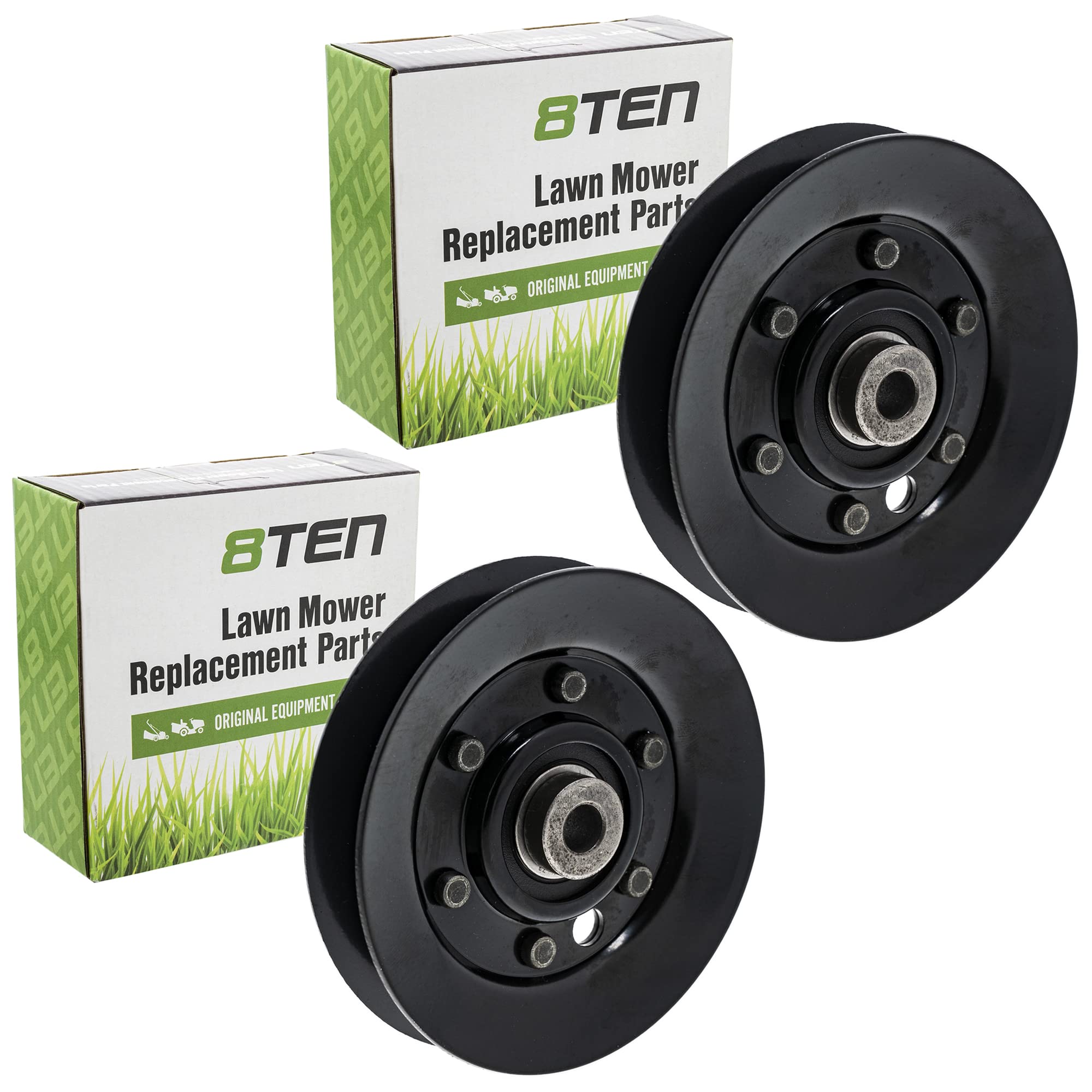 8TEN Idler Pulley for Snapper Toro MTD Troy Bilt Bronco Groundsmaster 120 1-1029 95-7668 756-0487 2 Pack