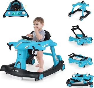 Lauflernwagen Flugzeugdesign, 6-in-1