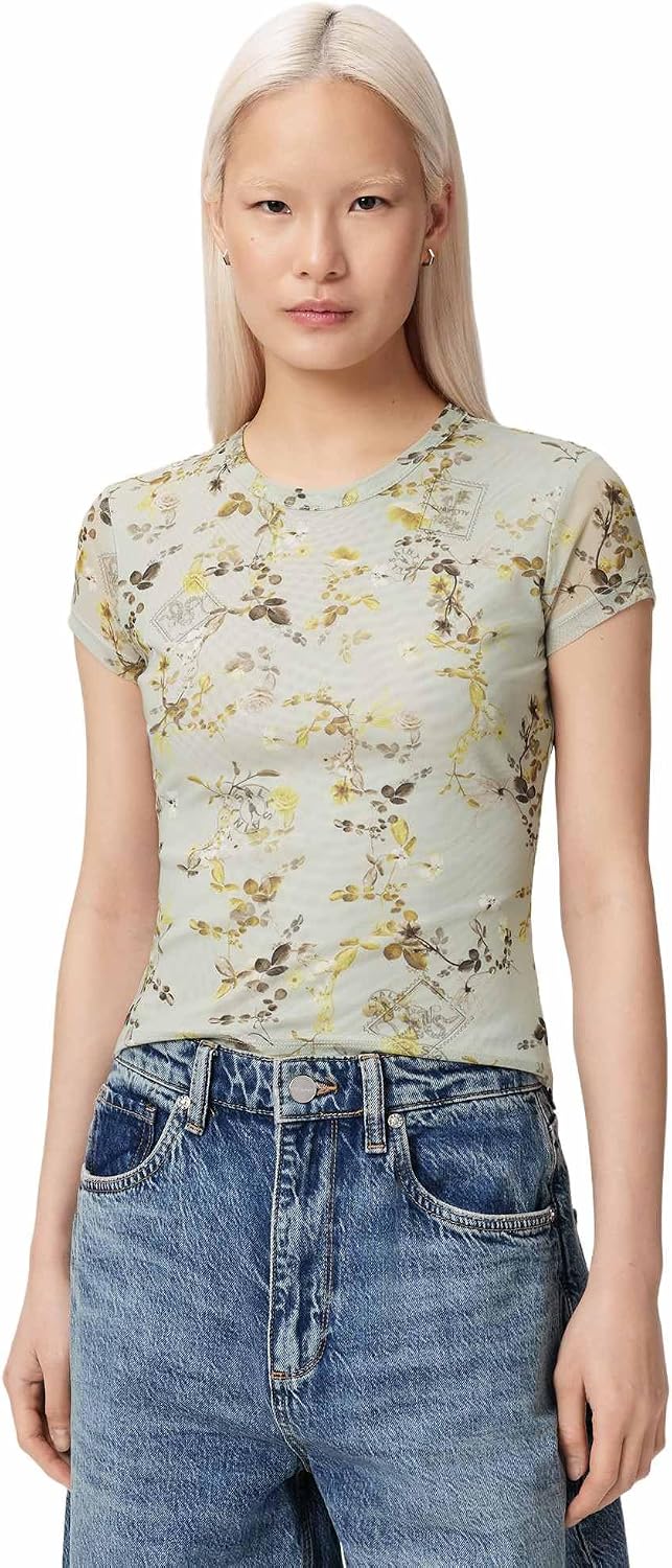 AllSaints Women's Ellie Mesh Tee