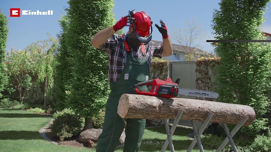 Bild 6 - Einhell Elektro-Kettensäge GC-EC 2040 (2000 W, 40 cm Schwertlänge, werkzeuglose Kettenspannung, max. Kettengeschwindigkeit 15,5 m/s)