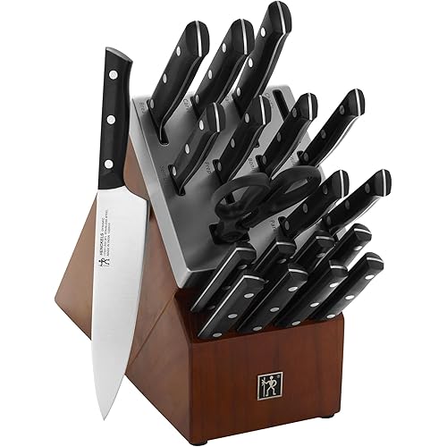 HENCKELS Dynamic Razor-Sharp 20-Piece Knife Set, Chef Knife, Bread Knife, Steak Knife, German Engineered Informed by 100+ Years of Mastery