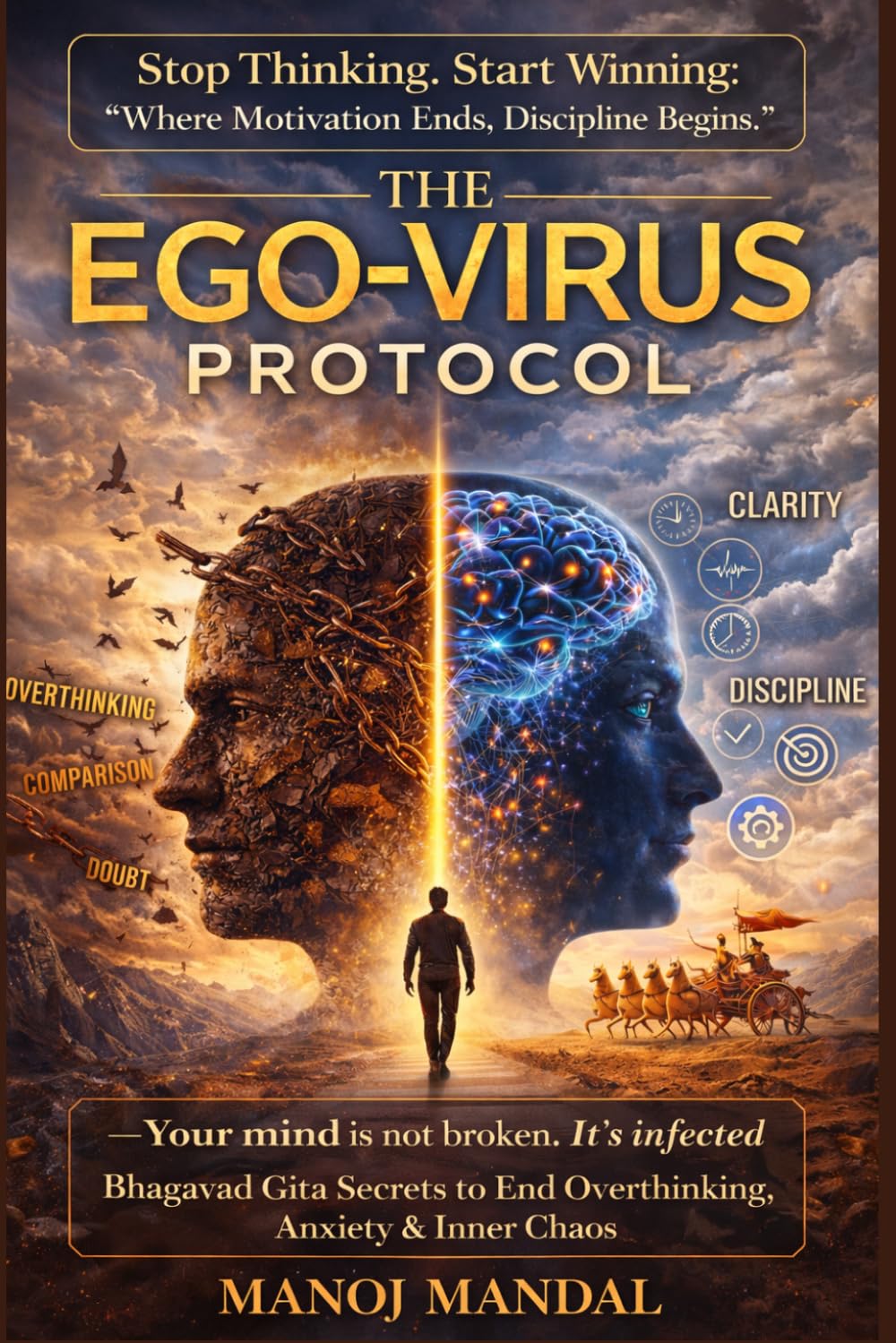 THE EGO-VIRUS PROTOCOL: Bhagavad Gita Secrets to End Overthinking, Anxiety, and Inner Chaos