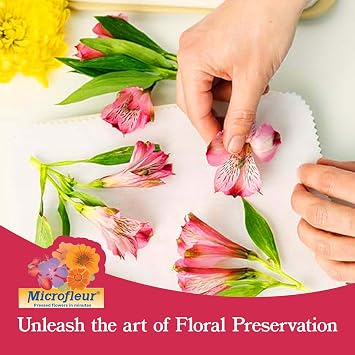 Microfleur Max Microwave Flower Press and Max Refill Pack