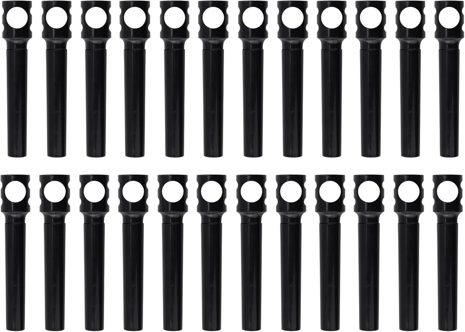 Wine Glass Bottle Corkscrew - Pack of 24 - Basic Wine Opener - Simple Pocket Size Plastic Corkscrew