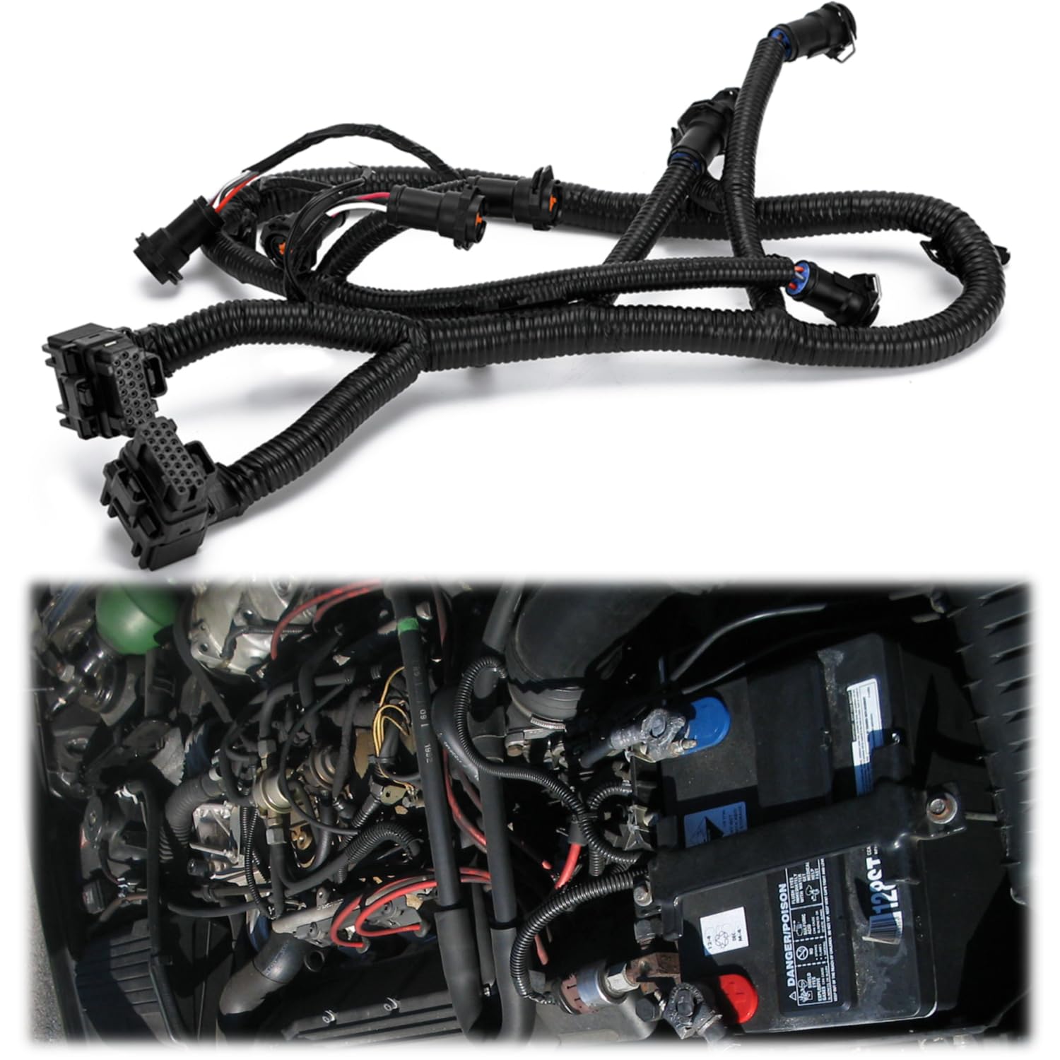 A-Preiu FIC - Arnés De Cableado Para Inyector De Cobustible De