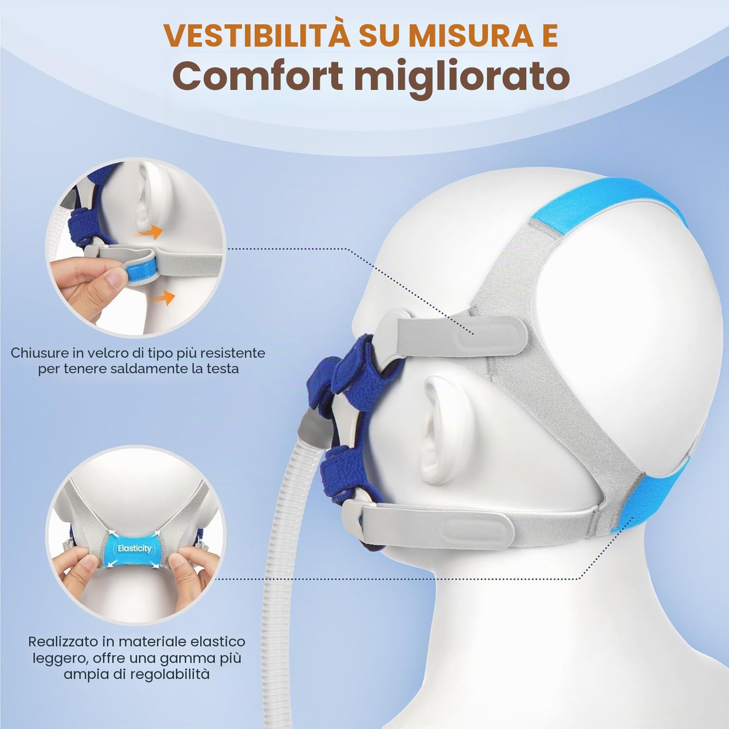 Cuscinetti nasali di ricambio per AirFit N20, compatibili con telaio originale Airfit N20, tenuta affidabile e vestibilità perfetta, cuscinetti di ricambio per maschera, coprono il naso, confezione da