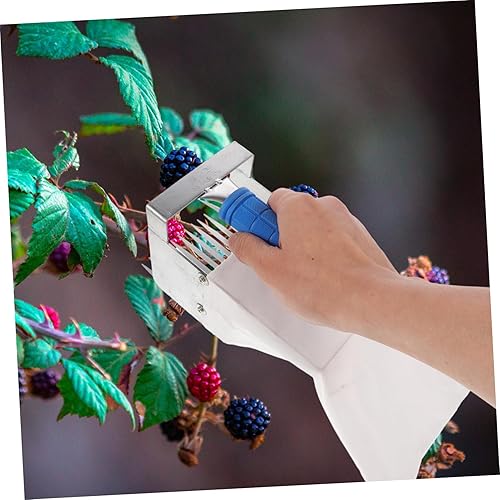 Miniatura 6 de Blueberry Tools Dibbler Berries Tool Rastrillo de hojas Frutas Recogedor de bayas y Rastrillo Suministros Recogedor de Fresas Mango Poste de