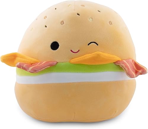 Squishmallows Desayuno Squad - Muñeca de peluche de 8 pulgadas, nuevo 2023 - Geronimo Bagel