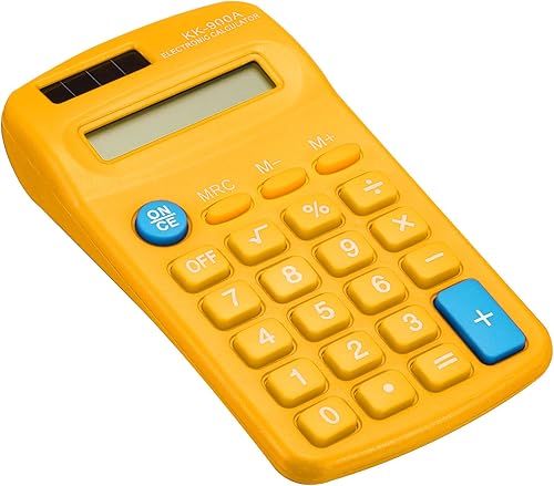Miniatura 8 de PATIKIL Calculadora de bolsillo pequeño calculadora de mano básica de 8 dígitos pantalla LCD de cuatro funciones funciona con pilas para escritorio
