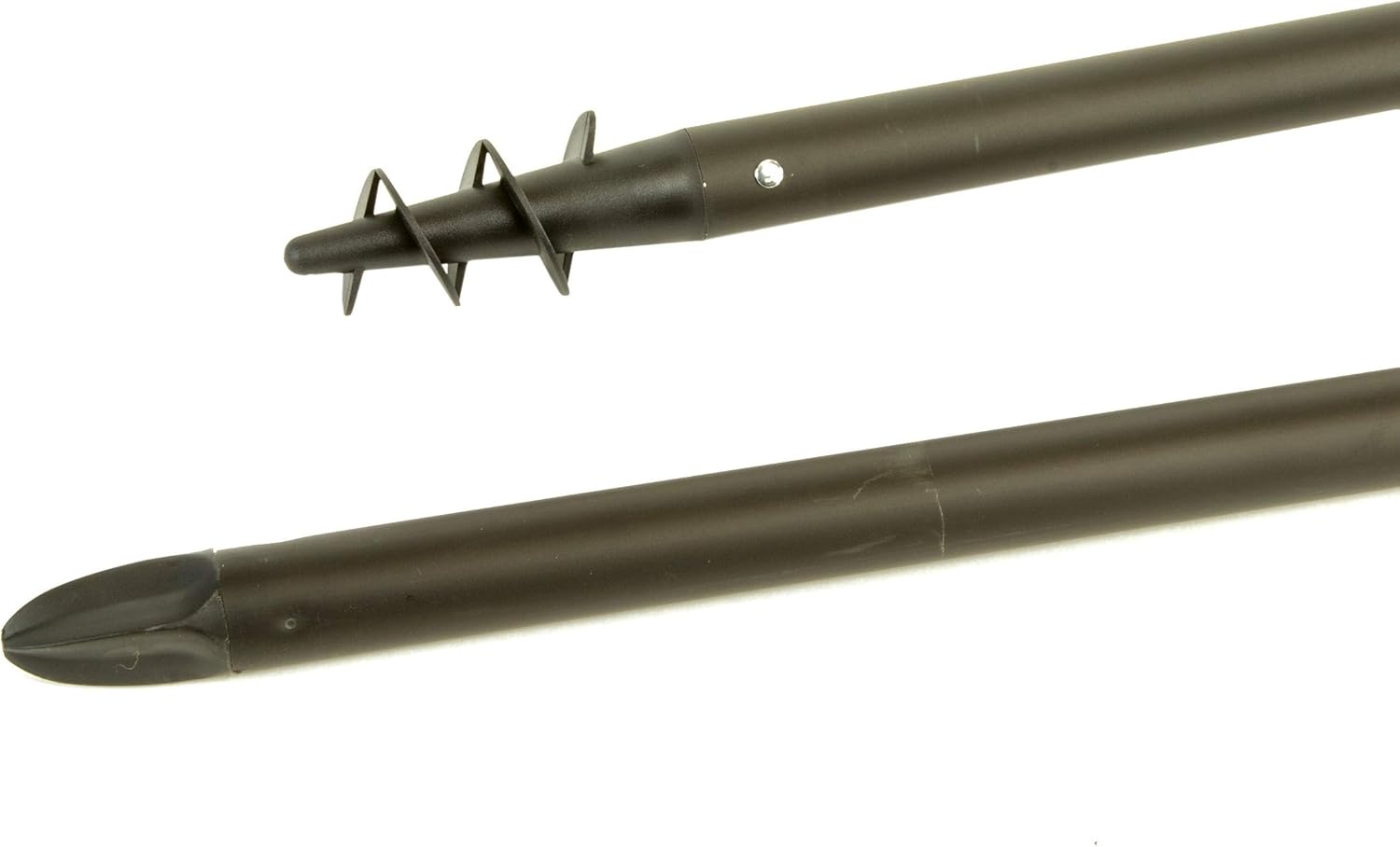 Heininger DestinationGear Deluxe 8 ft Black and White Stripe Patio and Beach Umbrella