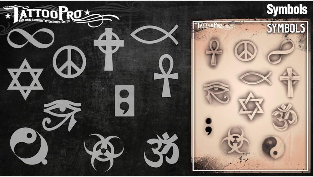Tattoo Pro Stencils Series 3 - Symbols