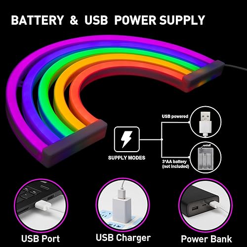 Miniatura 4 de XIYUNTE Letrero de neón para cócteles y bar, luces de pared para decoración de bares, regulables, alimentados por USB, para el hogar, bar, bar,