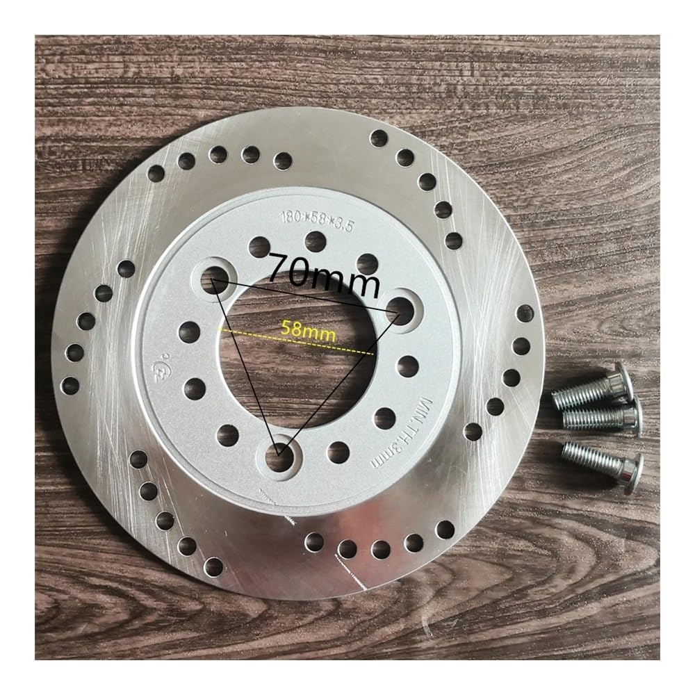 rotore moto Disco Freno Rotore Per Moto Elettrica Universale Brak 180mm * 58mm 70mm In Acciaio Inossidabile Per Scooter N1 N1S