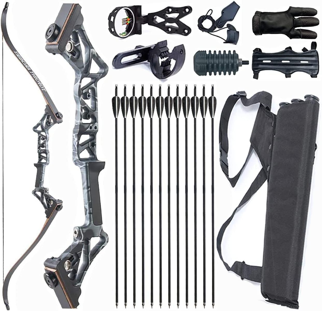 Monleap Takedown Recurve Bow and Arrow Package R3 Archery