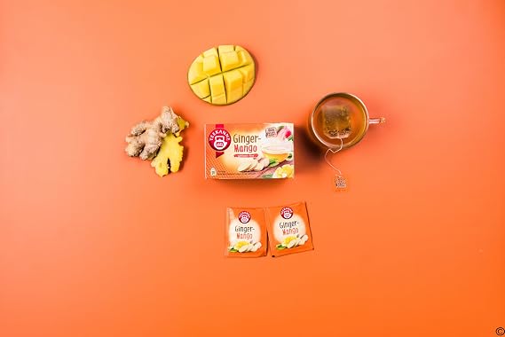 Teekanne Ginger & Mango Herbal Infusion, 20 Tea Bags