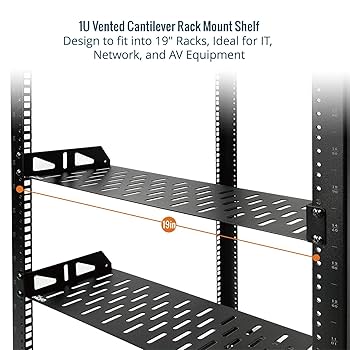 Amazon.com: Tecmojo 1U Rack Shelf,19 inch Rack Shelf 6 inch