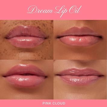 Summer Fridays Dream Lip Oil - Tint Trip Oil with Moisturizing Sheer Coverage, High Shine, Deep Hydration - Non-Sticky Formula for Long Lasting Softness - Pink Cloud 1.5 oz | 保湿着色リップグロスオイル、長持ちする柔らかさと輝き、栄養ビタミンEを含むべたつかないフォーミュラ