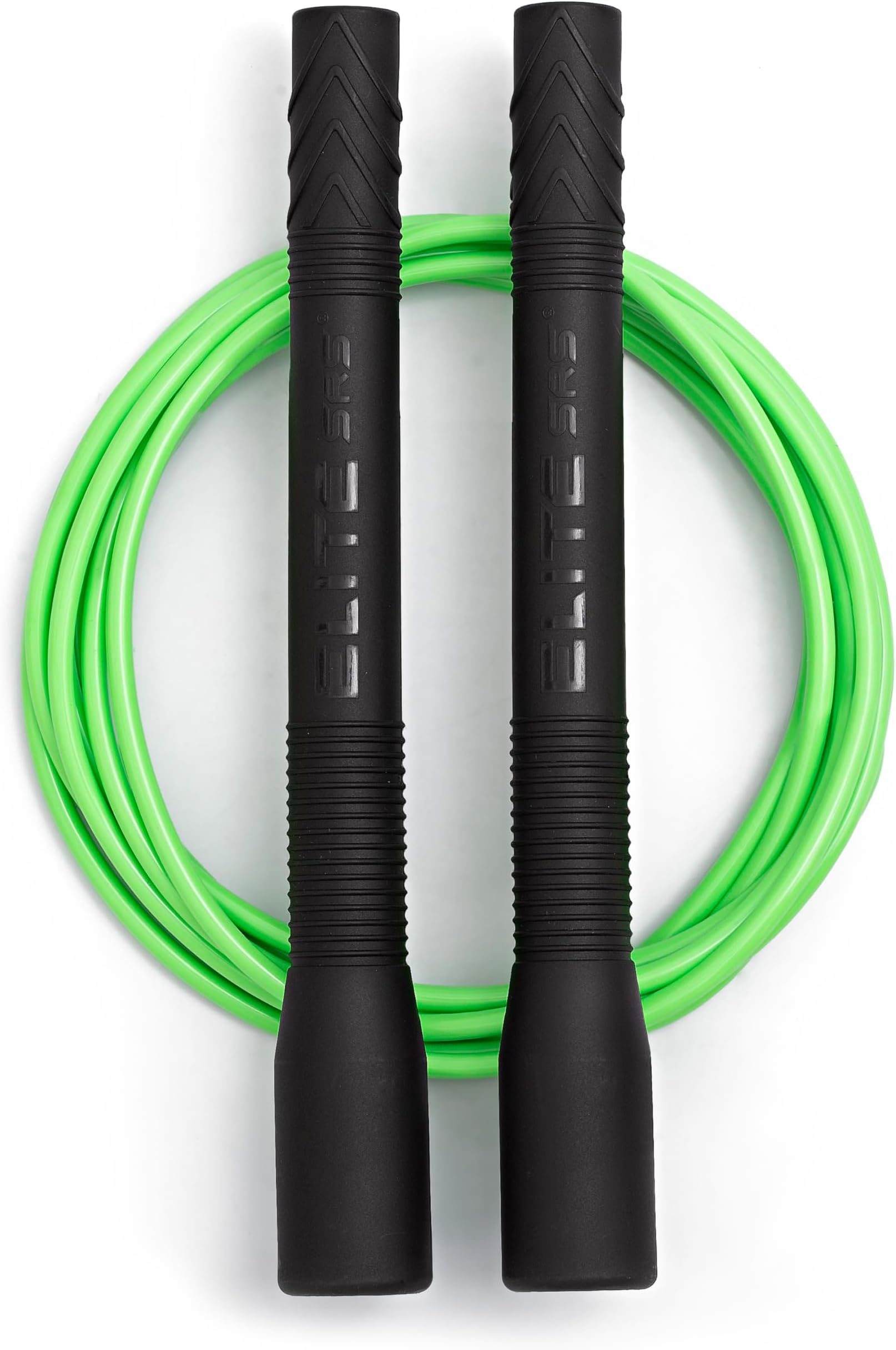 Elite Jumps Beginner Jump Rope with Long Handles, Comfortable Foam Grip, Forgiving Pvc Cord for Fitness, Cardio Training