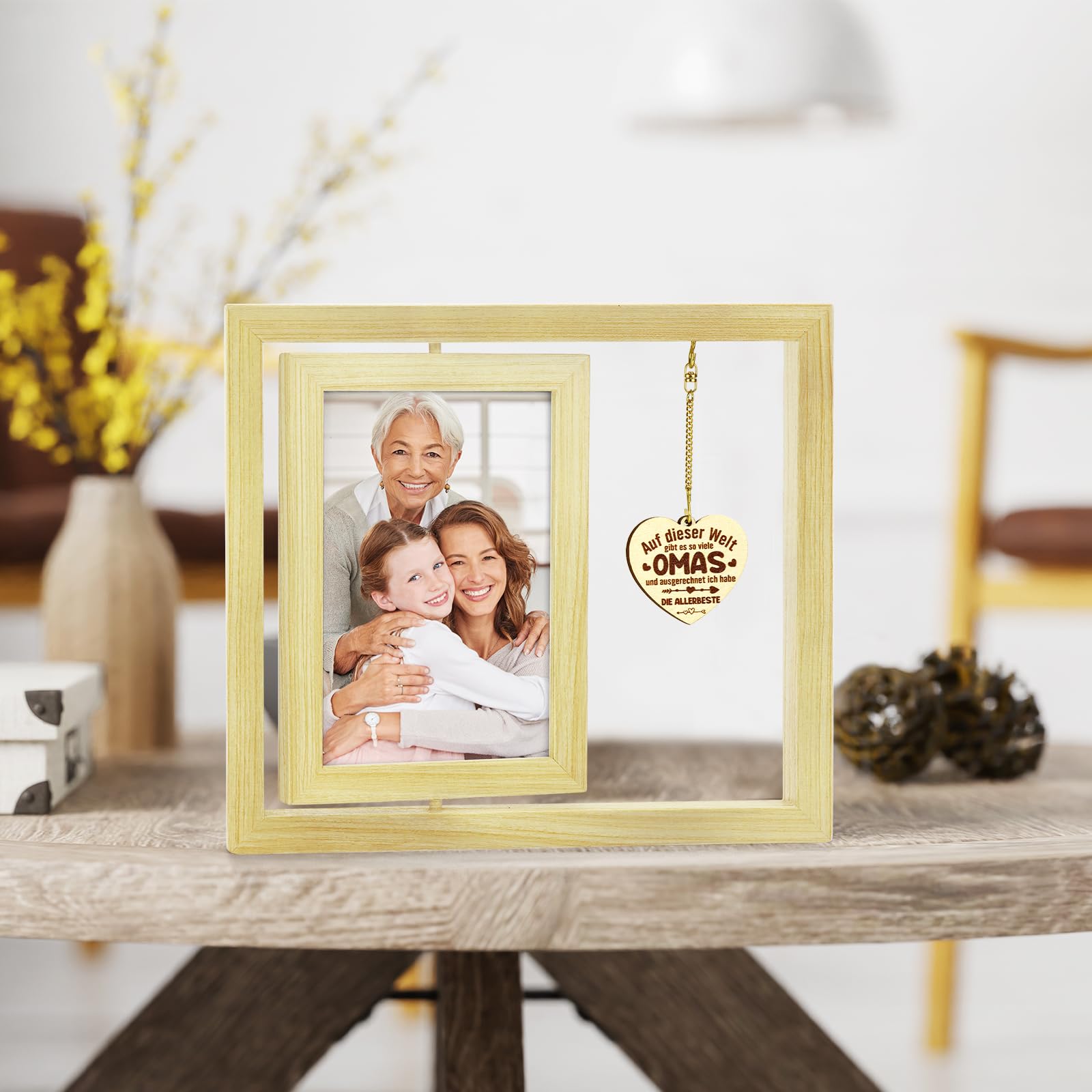 Cornice Portafoto Con Numero 1 Per La Mamma: Regalo Speciale In Metallo Nero Inciso, Formato 10x15 Cm. Perfetta Per Festa Della Mamma O Compleanno! - 5