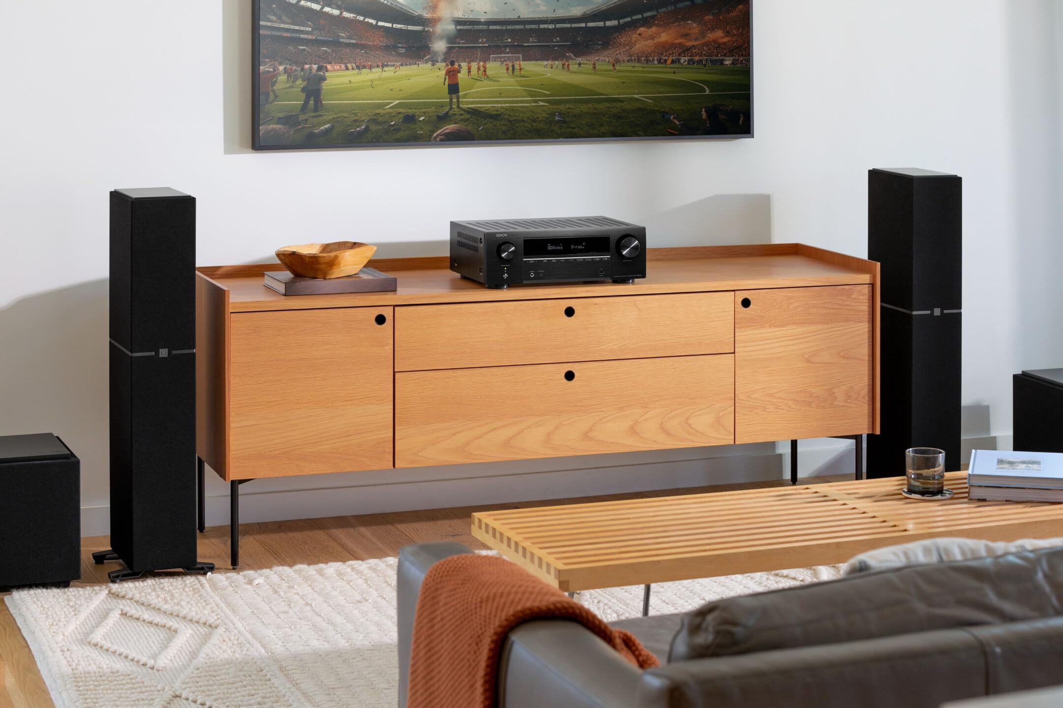 Denon Odbiornik Audio, Czarny