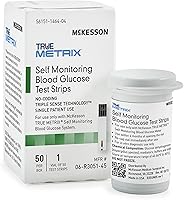 Vista 9 de McKesson True METRIX Tiras de prueba de glucosa en sangre para diabetes [100 tiras] Sistema de autocontrol