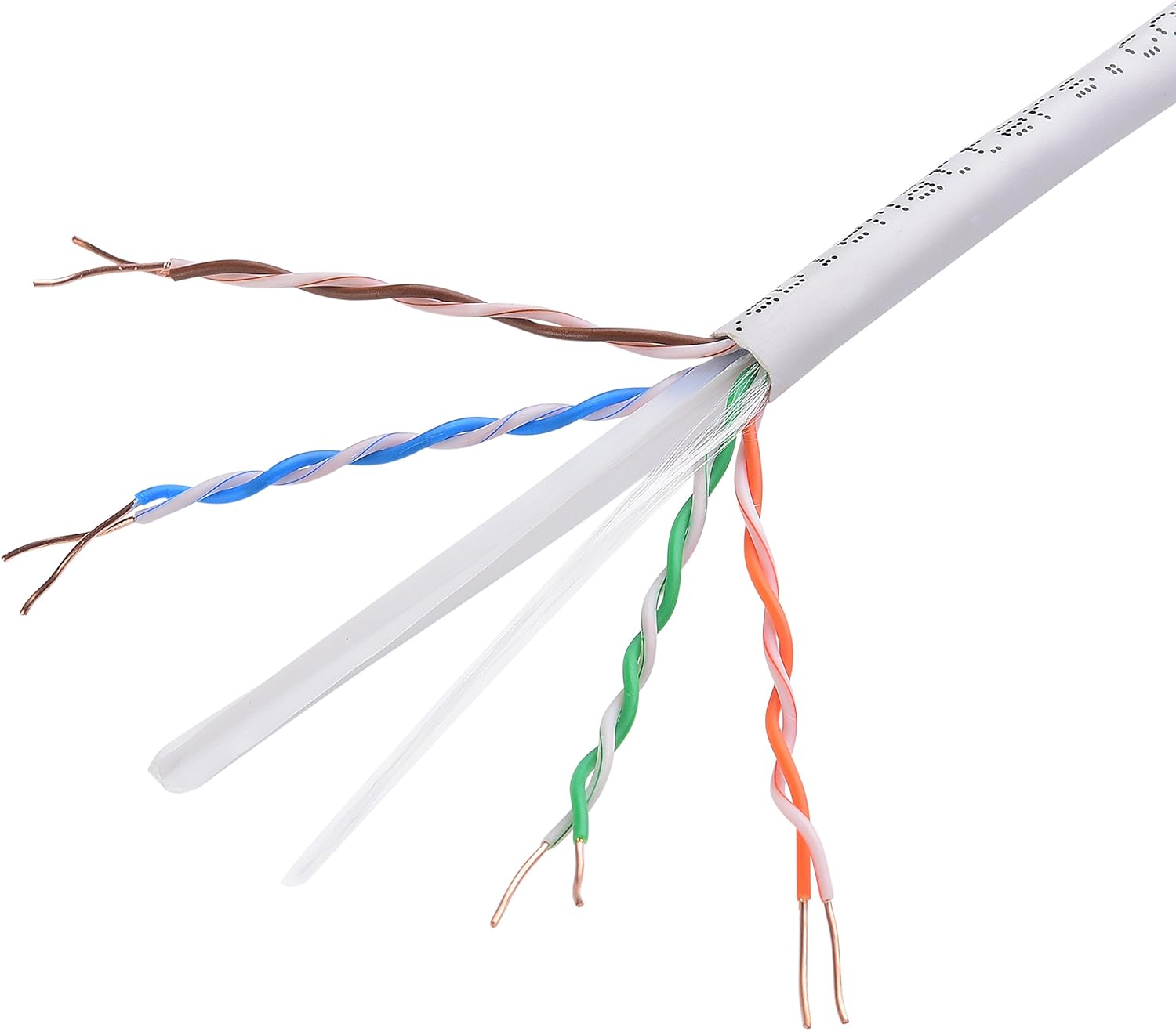 Cable Matters UL Listed in-Wall (cm) Rated Bare Copper Cat 6 Cable 1000 ft (Cat6 Bulk Cable 1000 ft, Cat6 Ethernet Cable, Internet Cable, Network Cable) in Black : Electronics