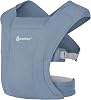 Ergobaby Embrace Cozy Newborn Baby Wrap Carrier (7-25 Pounds), Ponte Knit, Oxford Blue