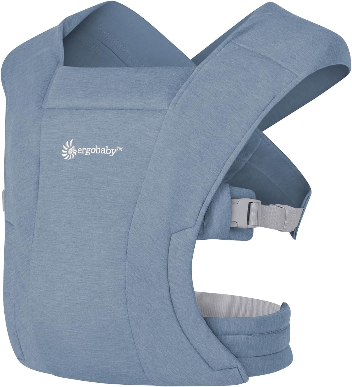 Embrace Newborn Baby Carrier for Infants 0-12 Months (7-25 lbs) - Ergonomic 2-Position Infant Carrier with Head and Neck Support, Hip-Healthy Positioning - Oxford Blue
