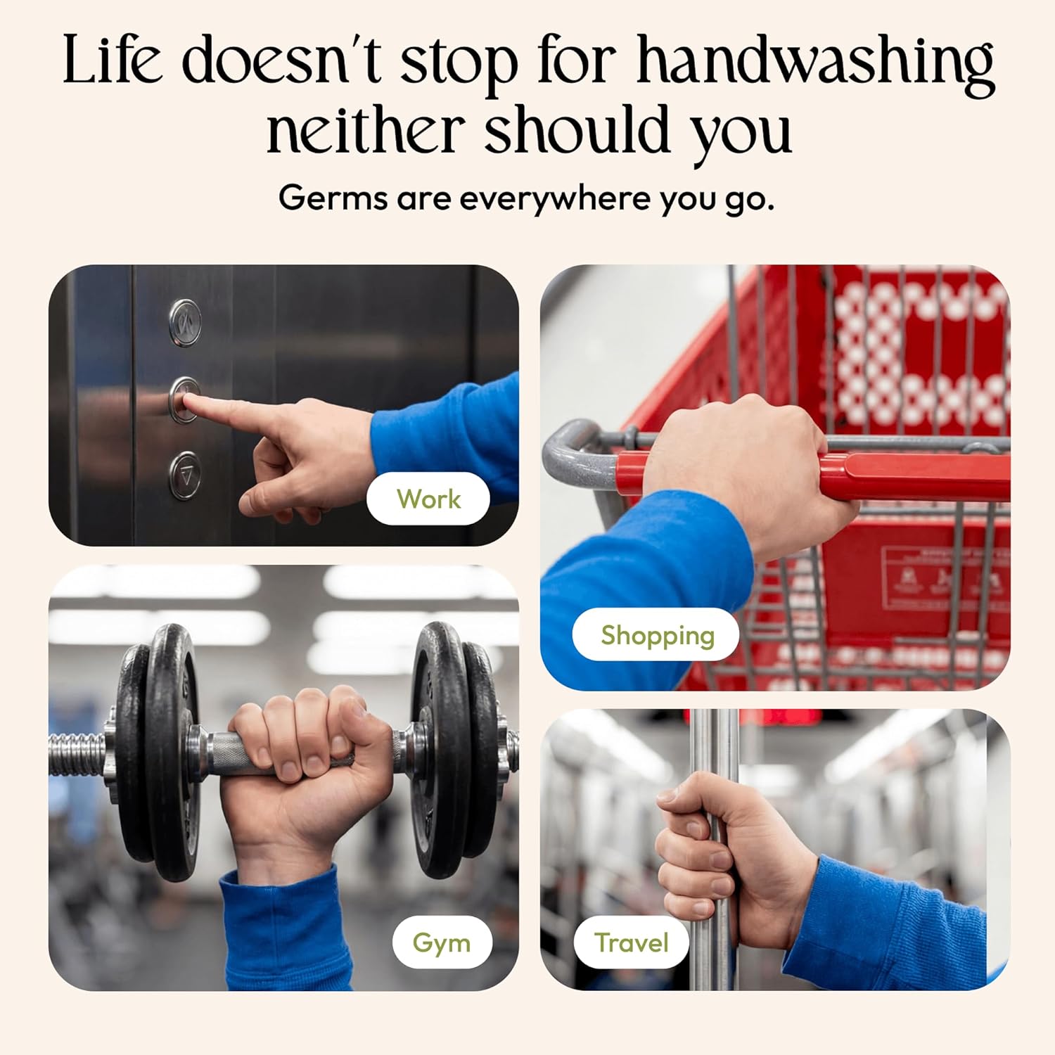 Fomin Mini Hand Sanitizer Wipes 9 Pack (8 Count) - Variety Pack Mini Wet Wipe - pH Balanced, Biodegradable, Antibacterial On The Go Hand Sanitizing Wipes - Hypoallergenic, Plant-Based Travel Wipe - Image 3