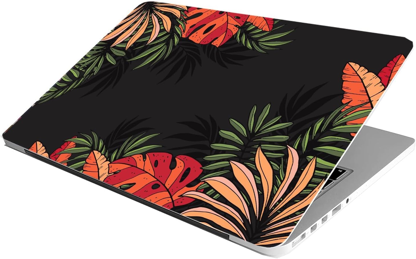 Laptop Skin Stickers HD Quality Sticker for Laptops Upto 15.6" (Dustproof|Waterproof|Scratchproof|Reusable) - BK Leaf RON1