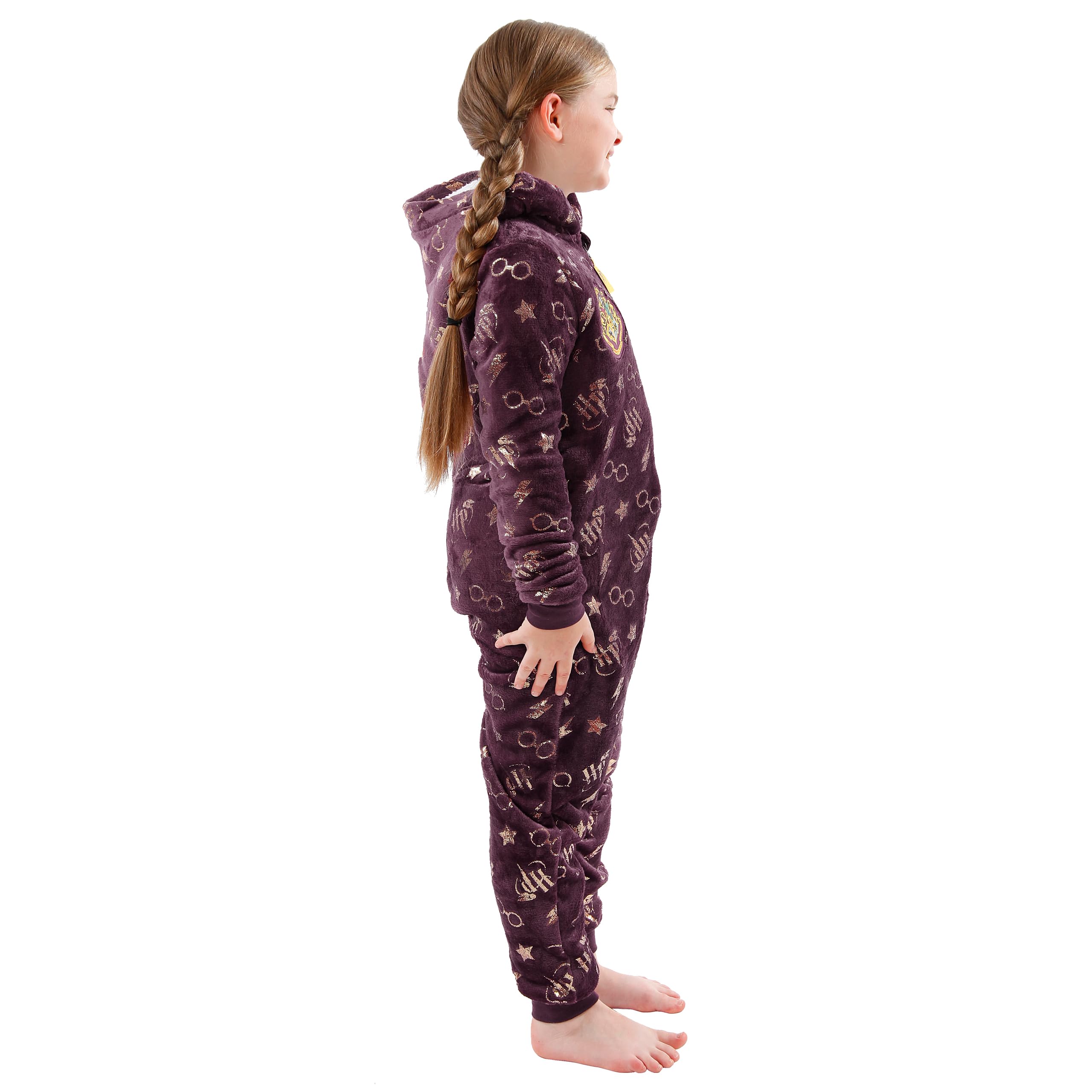 Harry Potter Combinaison pour Filles | Poudlard Filles Onesies | Pyjamas Gryffondor pour Filles | 5 à 13 Ans | Marchandise Officielle