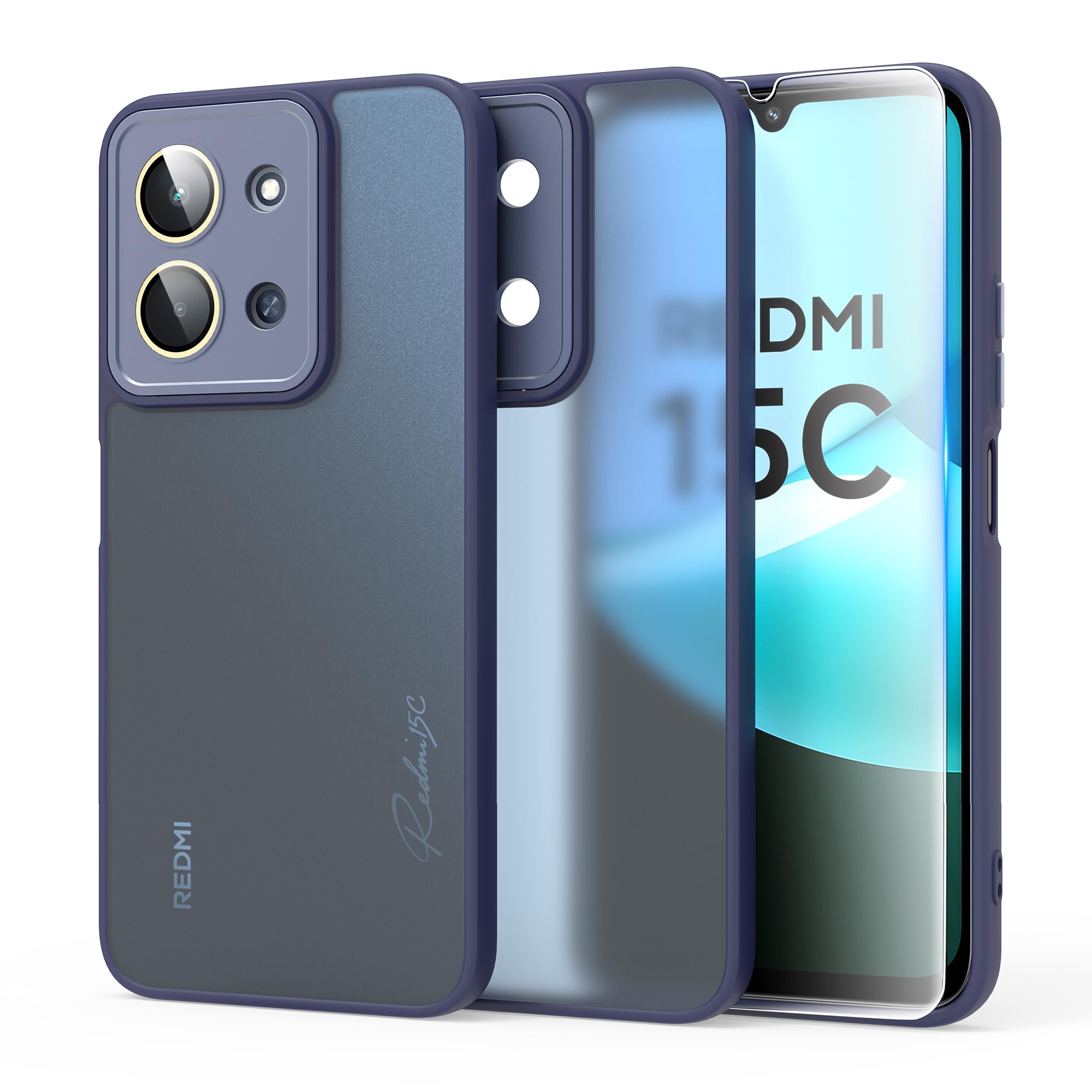 MIKULLE Matte Hülle für Samsung Galaxy A17 5G / 4G und 1 Stü