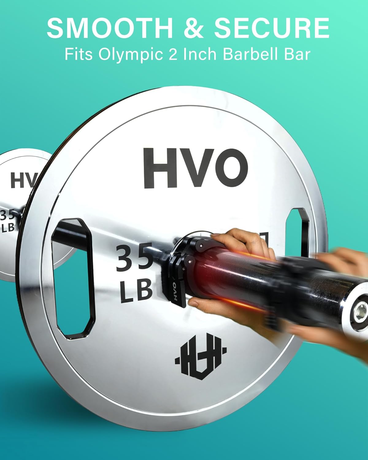 Olympic Barbell Clamps Clips Collars :2 inch Aluminum Alloy Weight Lock with Quick Release Pair for Home Gym Weight Lifting 150g Black