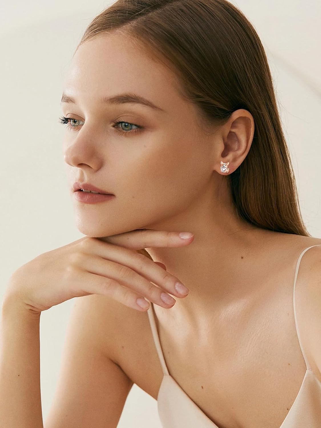 925 Sterling Silver Animals Stud Earrings for Women Horseshoe/Cow/Butterfly/Cat/Sloth/Koala/Axolotl/Hedgehog/Squirrel/Dragon/Labrador Earrings Jewelry Gift