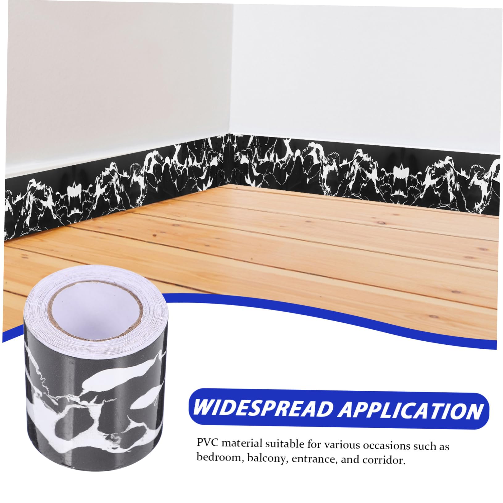 OSALADI 8rotoli Battiscopa Flessibile Autoadesivo Design Rivestimento Decorativo Per Corridoi e Camere Confezione