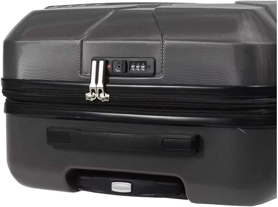 review Samsonite Frontier Spinner Unisex Small Black Polycarbonate Luggage Bag TSA Approved Q12009001